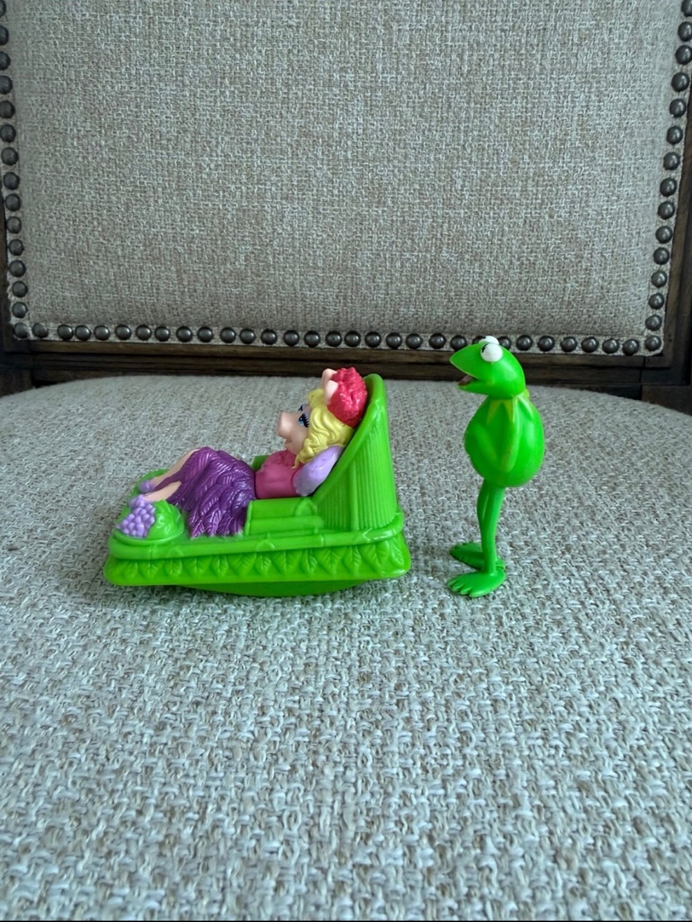 Muppets vintage collectible toys Miss Piggy and Kermit the Frog 1990s - Picture 3 of 5